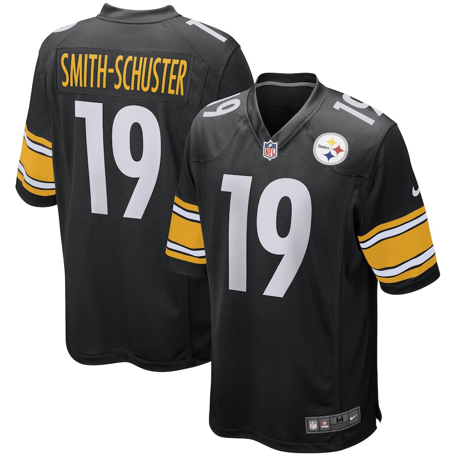 JuJu Smith-Schuster 19 Pittsburgh Steelers Men Game Jersey JS9636 nicesnker
