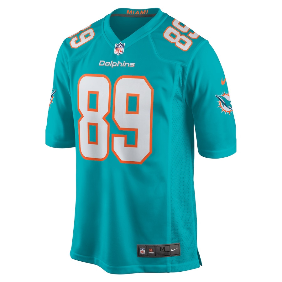 Julian Hill 89 Miami Dolphins Game Men Jersey - Aqua JS7004 nicesnker - Image 2