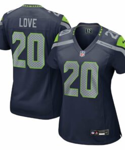 Julian Love 20 Seattle Seahawks Women's Team Game Jersey - College Navy JS8692 nicesnker