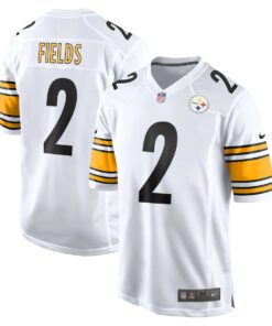 Justin Fields 2 Pittsburgh Steelers Game Men Jersey - White JS6717 nicesnker