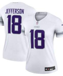 Justin Jefferson 18 Minnesota Vikings Women's Alternate Legend Jersey - White JS6889 nicesnker