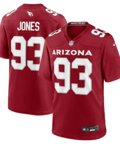 Justin Jones 93 Arizona Cardinals Team Game Men Jersey - Cardinal JS3658 nicesnker