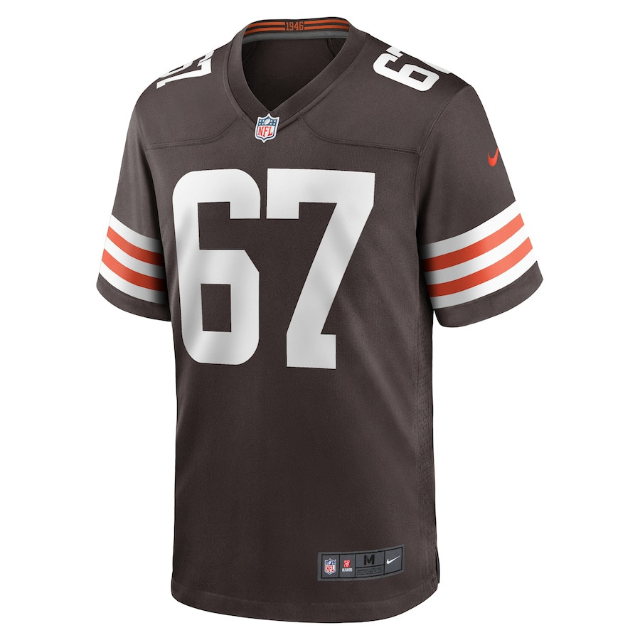 Justin Murray 67 Cleveland Browns Game Men Jersey - Brown JS1169 nicesnker - Image 2