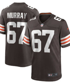 Justin Murray 67 Cleveland Browns Game Men Jersey - Brown JS1169 nicesnker
