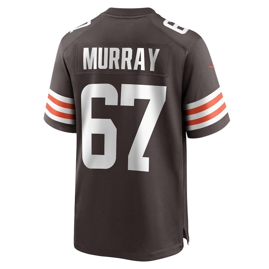 Justin Murray 67 Cleveland Browns Game Men Jersey - Brown JS1169 nicesnker - Image 3