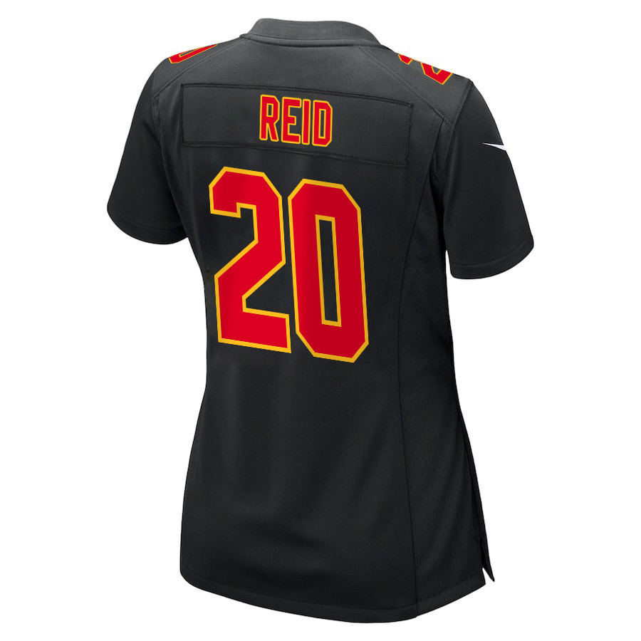 Justin Reid 20 Kansas City Chiefs Super Bowl LVIII Champions 4X Fashion Game Women Jersey - Carbon Black JS1727 nicesnker - Image 3