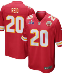 Justin Reid 20 Kansas City Chiefs Super Bowl LVIII Patch Game Men Jersey - Red JS4874 nicesnker