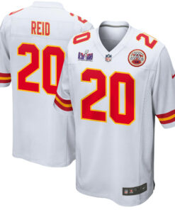Justin Reid 20 Kansas City Chiefs Super Bowl LVIII Patch Game Men Jersey - White JS6045 nicesnker