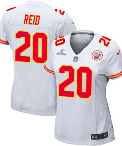 Justin Reid 20 Kansas City Chiefs Super Bowl LVIII Patch Game Women Jersey - White JS4481 nicesnker