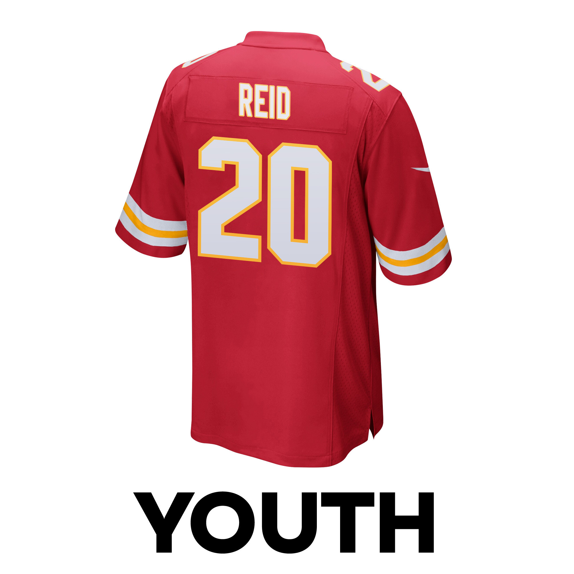 Justin Reid 20 Kansas City Chiefs Super Bowl LVIII Patch Game YOUTH Jersey - Red JS8264 nicesnker - Image 3