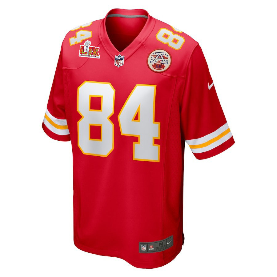 Justin Watson #84 Kansas City Chiefs Super Bowl LIX Jersey - Men's - Red JS8557 nicesnker - Image 2