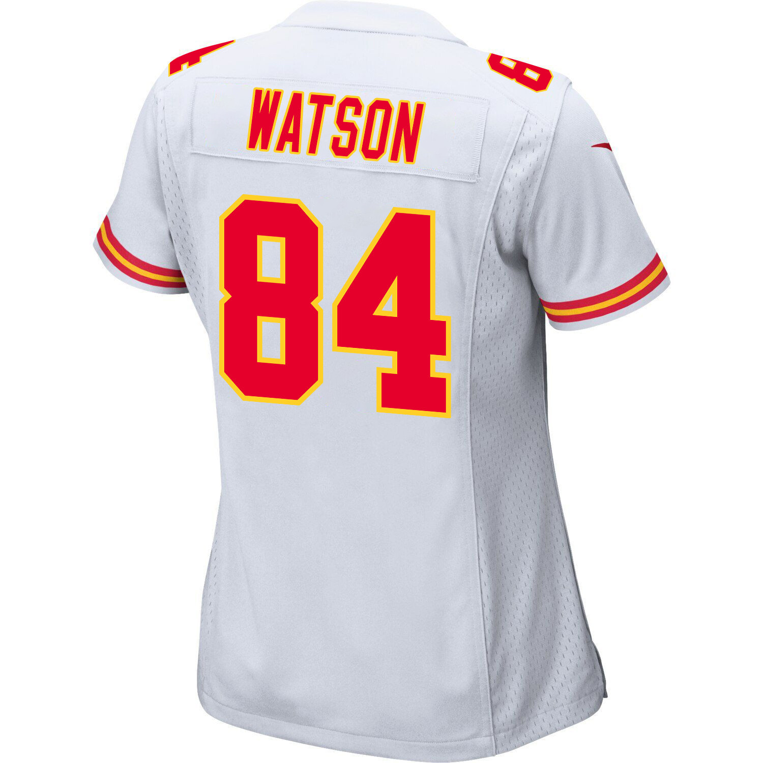 Justin Watson 84 Kansas City Chiefs Super Bowl LVIII Patch Game Women Jersey - White JS4042 nicesnker - Image 3