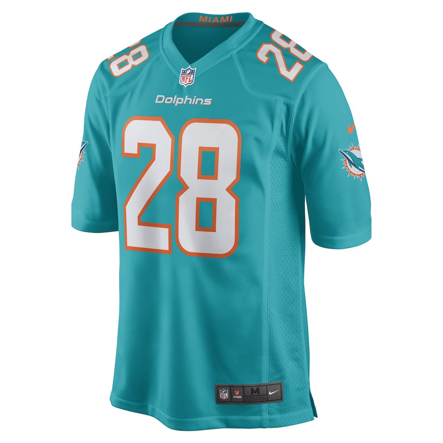 Kader Kohou 28 Miami Dolphins Men Game Jersey - Aqua JS6780 nicesnker - Image 2