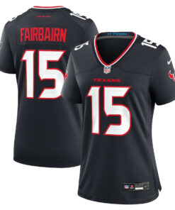 Ka'imi Fairbairn 15 Houston Texans Women's Team Game Jersey - Navy JS8908 nicesnker