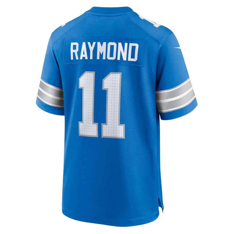 Kalif Raymond 11 Detroit Lions Team Game Men Jersey - Blue JS4264 nicesnker - Image 3