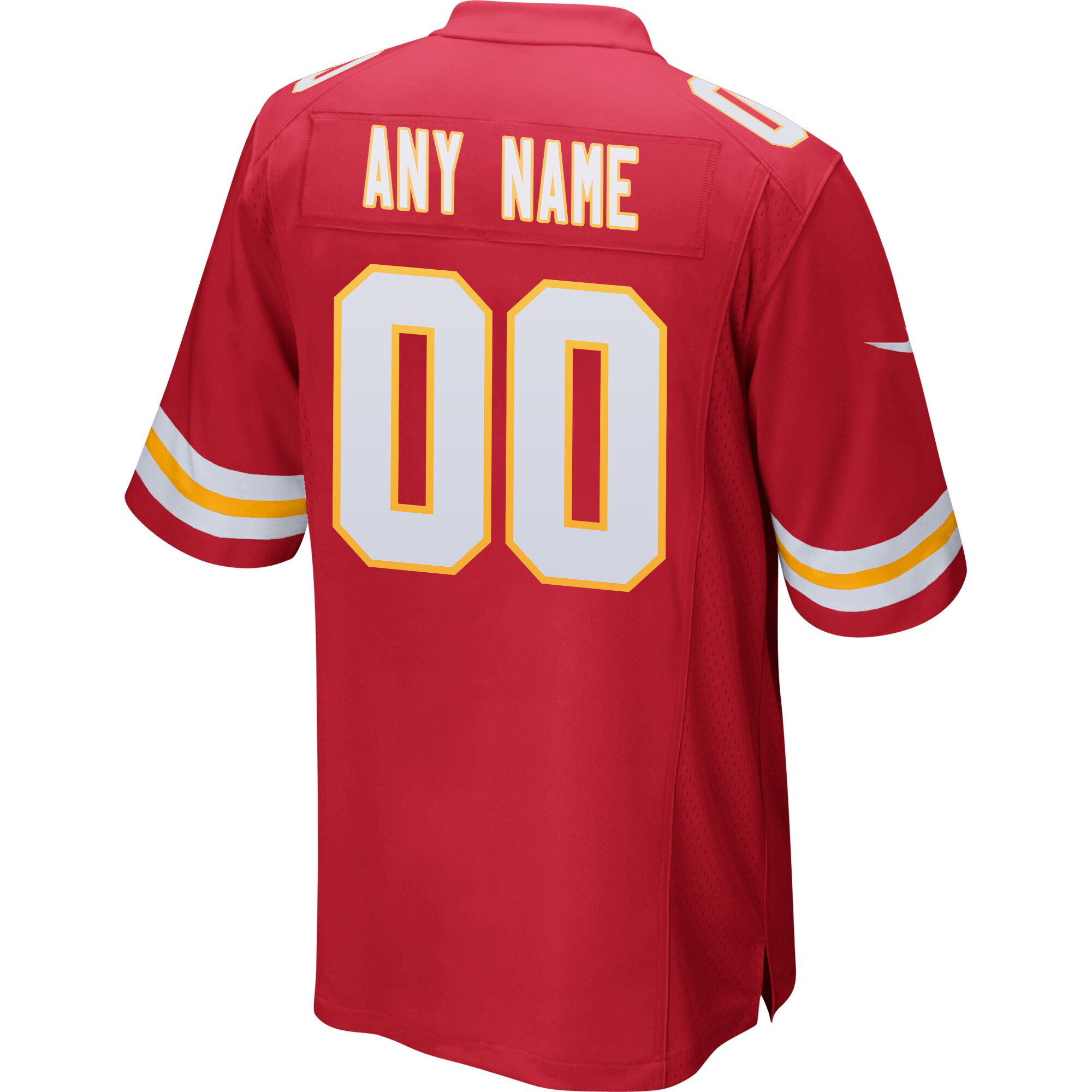 Kansas City Chiefs AFC Champions Patch Game Men Custom Jersey - Red JS3480 nicesnker - Image 3