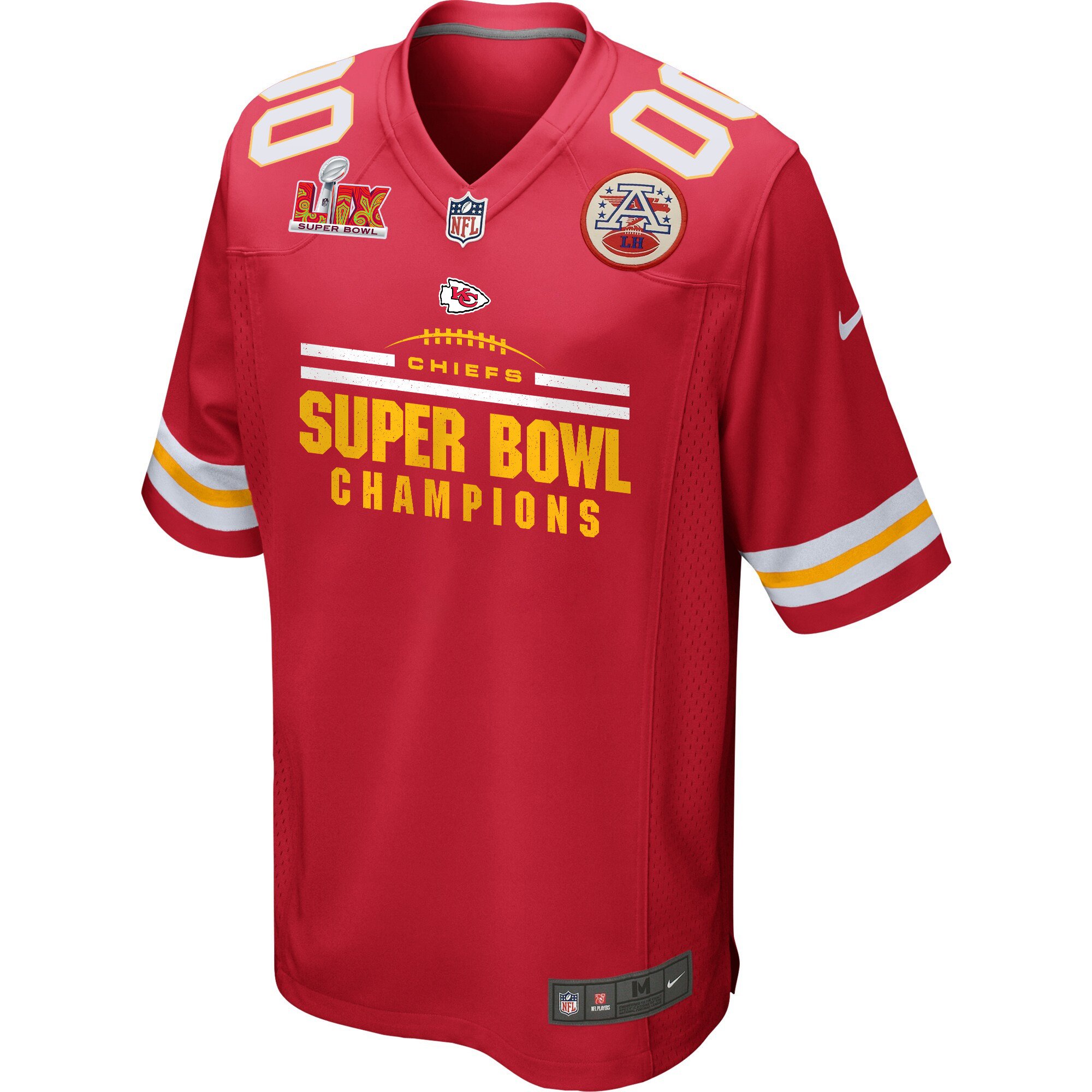 Kansas City Chiefs Super Bowl LIX Champions Ball Game Men Custom Jersey - Red JS3422 nicesnker - Image 2