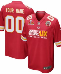 Kansas City Chiefs Super Bowl LIX Game Men Jersey - Red JS9522 nicesnker