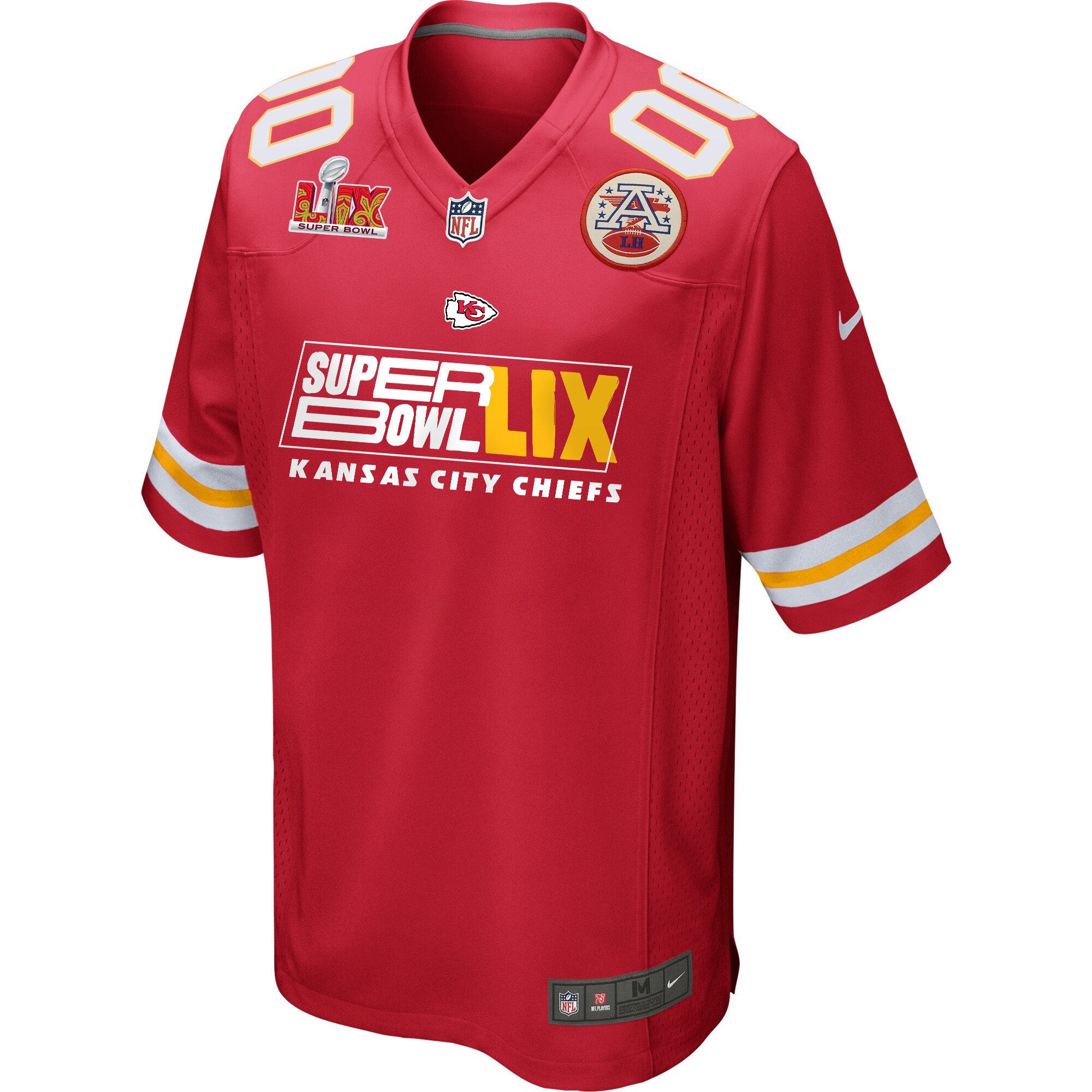 Kansas City Chiefs Super Bowl LIX Game Men Jersey - Red JS9522 nicesnker - Image 2