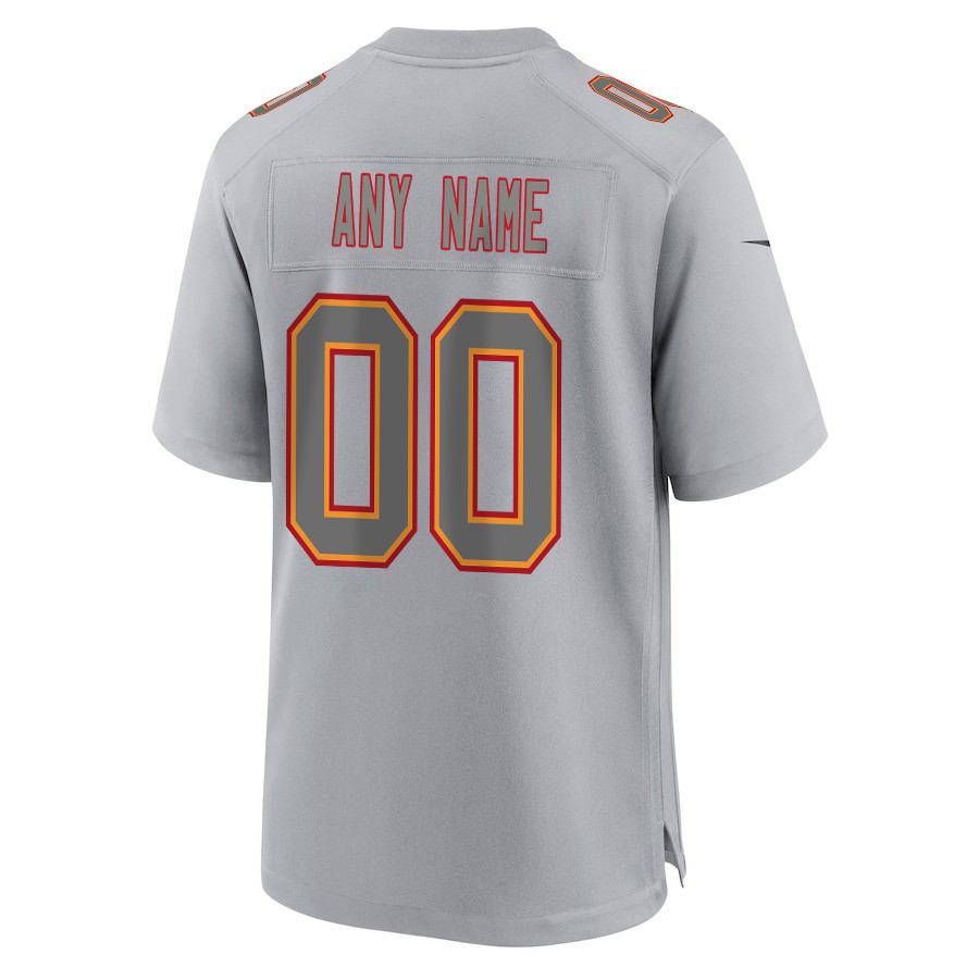 Kansas City Chiefs Super Bowl LVIII Champions 4X Atmosphere Fashion Game Custom Men Jersey - Gray JS1389 nicesnker - Image 3