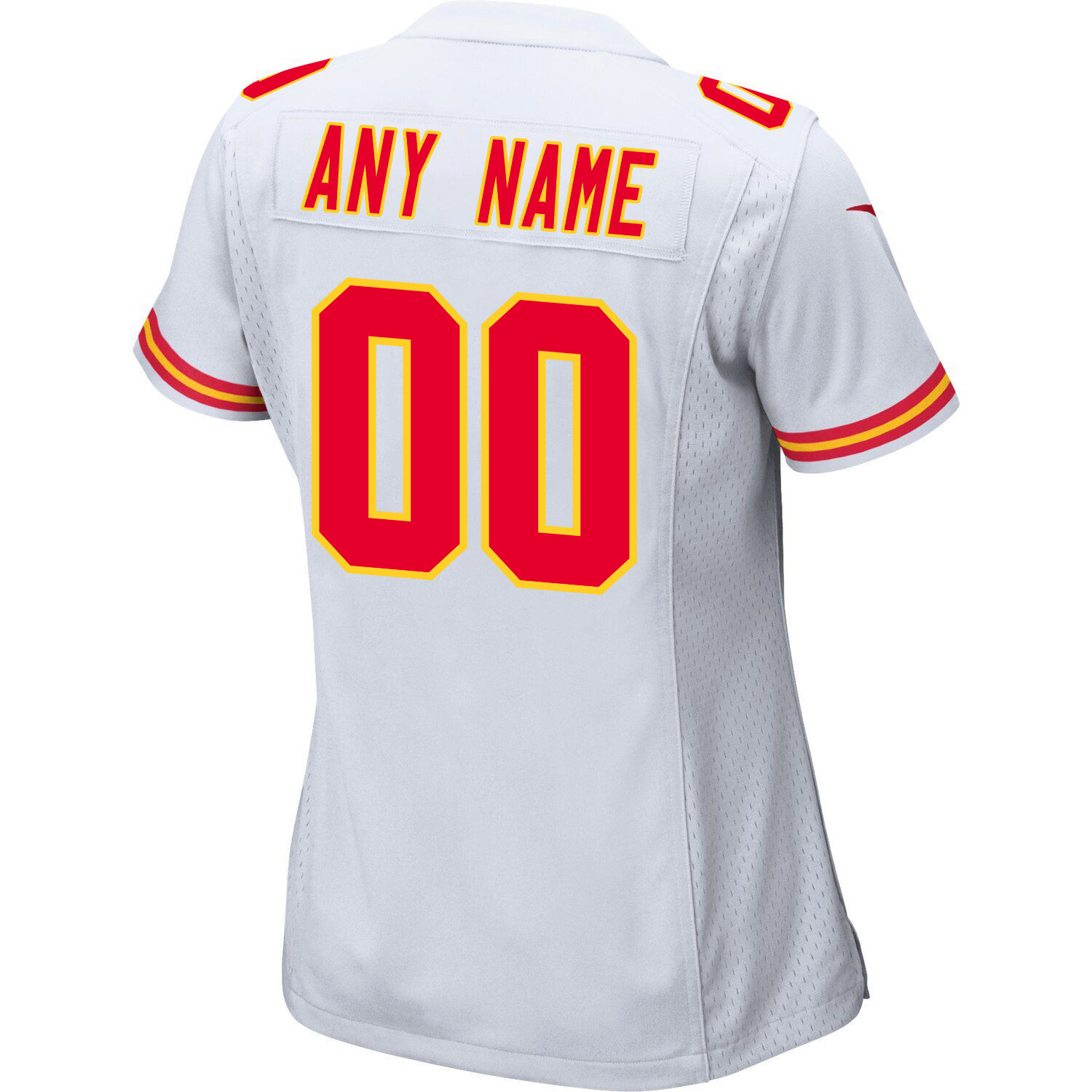 Kansas City Chiefs Super Bowl LVIII Patch Game Custom Women Jersey - White JS7795 nicesnker - Image 3