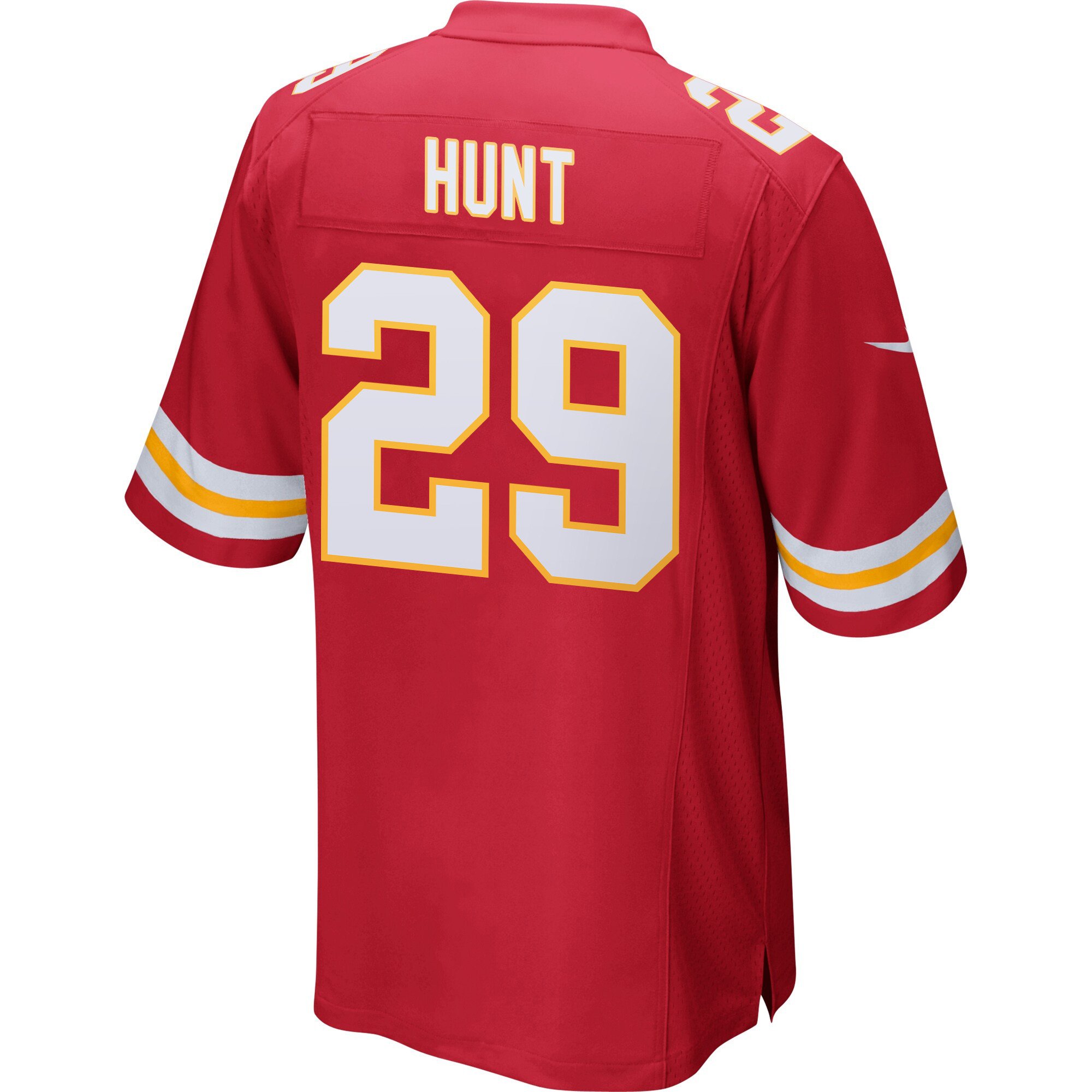 Kareem Hunt 29 Kansas City Chiefs Super Bowl LIX Champions Patch 'New Orleans - The Ultimate Showdown' EMBROIDERED Game Men Jersey - Red JS2443 nicesnker - Image 2