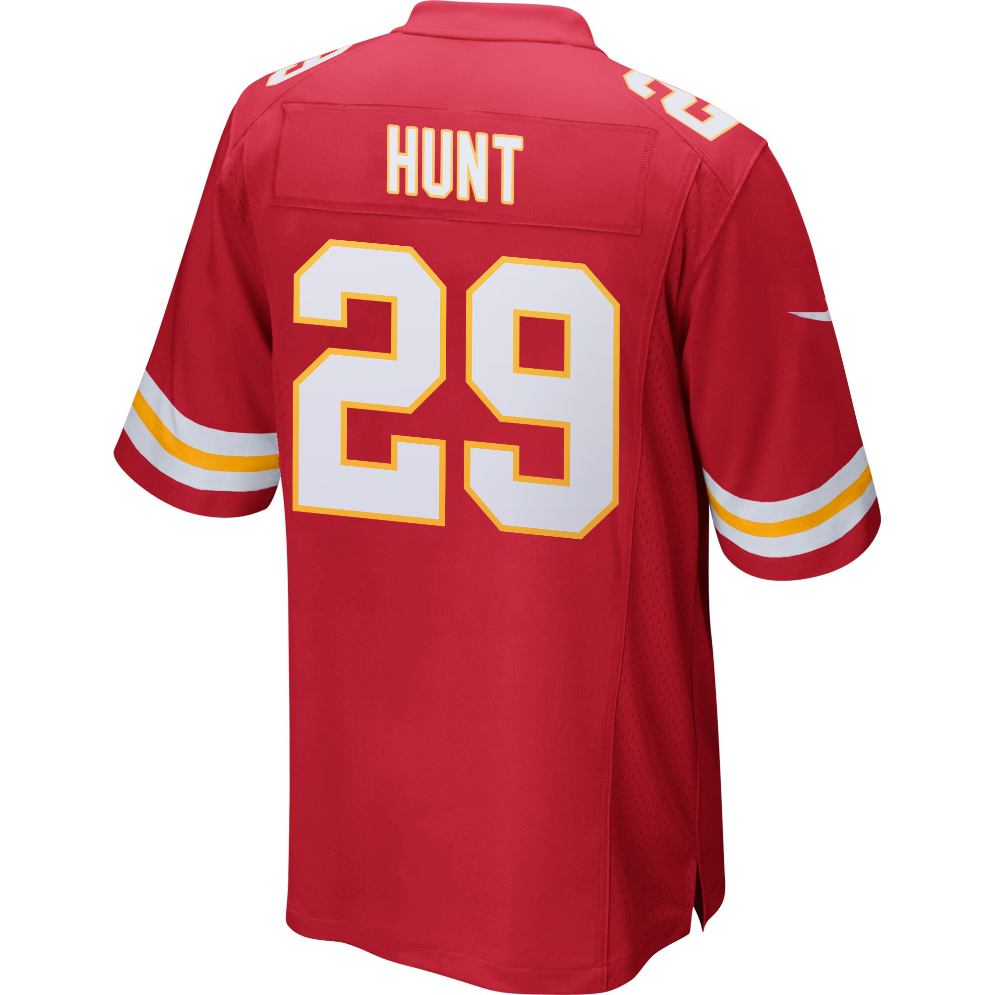 Kareem Hunt 29 Kansas City Chiefs Super Bowl LIX New Orleans Patch Game Men Jersey - Red JS1315 nicesnker - Image 2