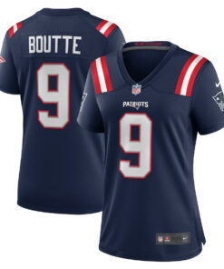 Kayshon Boutte 9 New England Patriots Women's Game Jersey - Navy JS1722 nicesnker