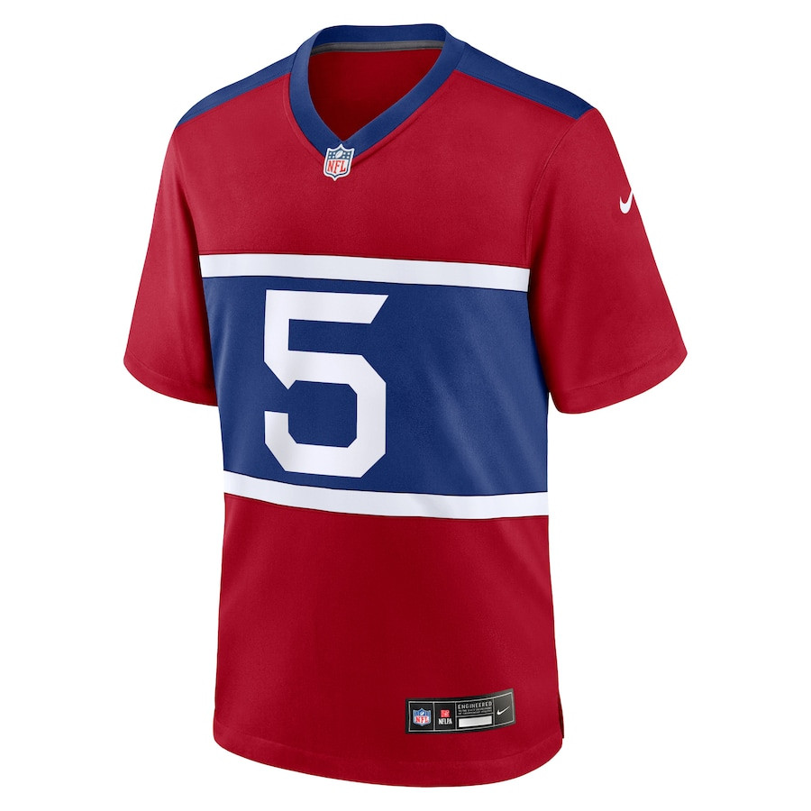Kayvon Thibodeaux 5 New York Giants Alternate Game Men Jersey - Century Red JS6069 nicesnker - Image 2