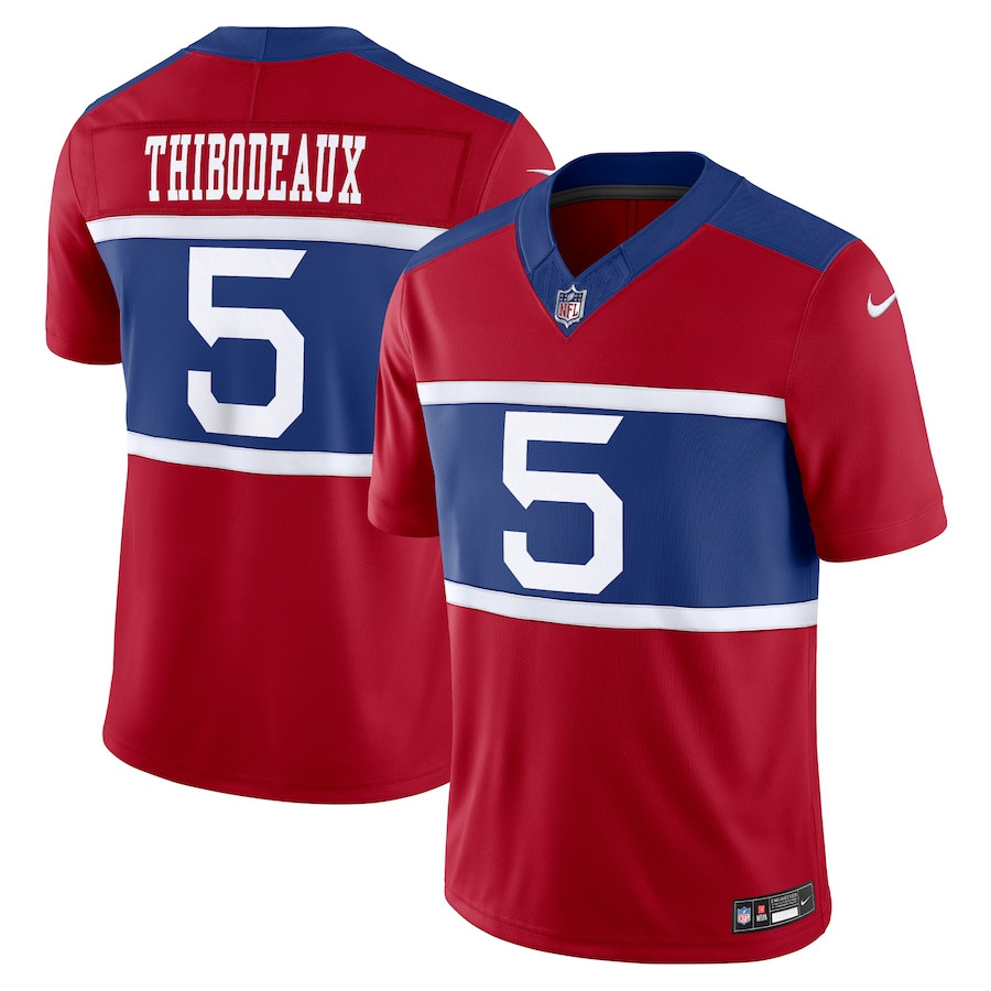 Kayvon Thibodeaux 5 New York Giants Alternate Vapor F.U.S.E. Limited Men Jersey - Century Red JS1778 nicesnker