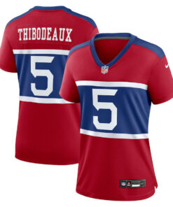 Kayvon Thibodeaux 5 New York Giants Women's Alternate Player Game Jersey - Century Red JS8901 nicesnker