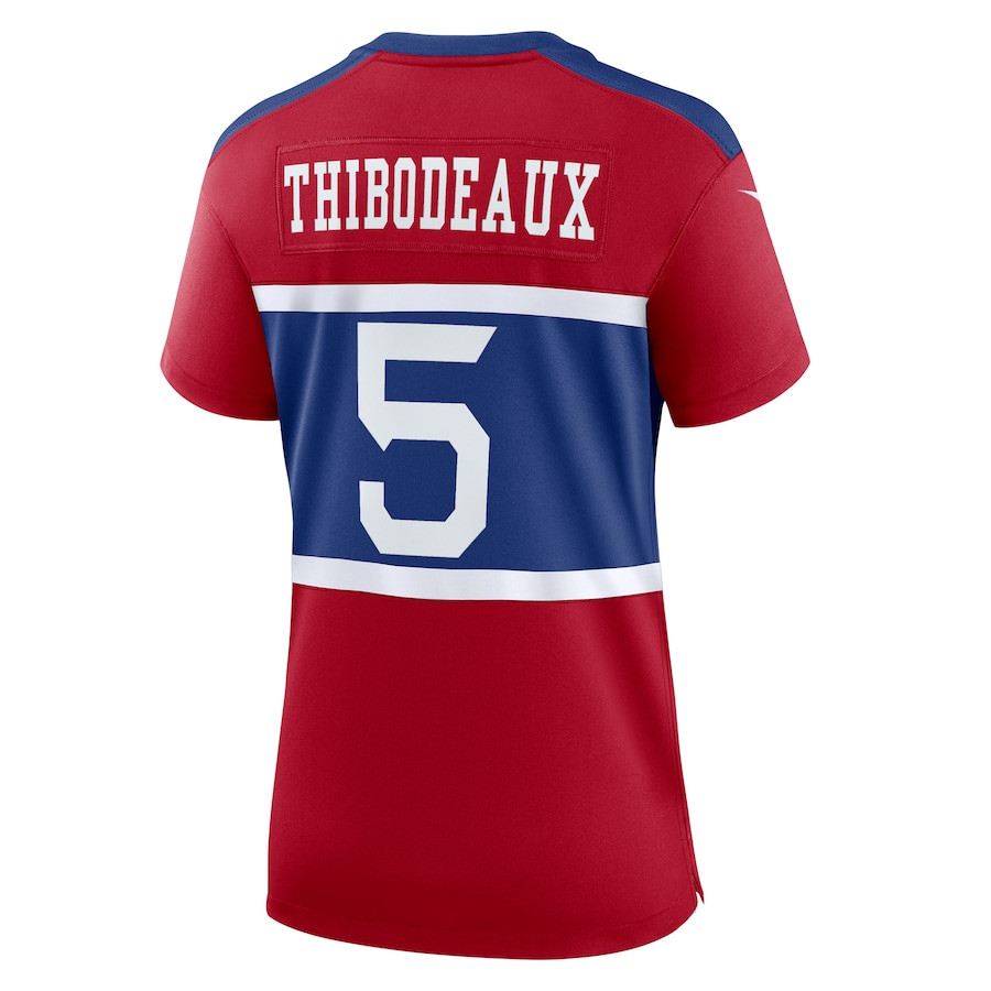 Kayvon Thibodeaux 5 New York Giants Women's Alternate Player Game Jersey - Century Red JS8901 nicesnker - Image 3