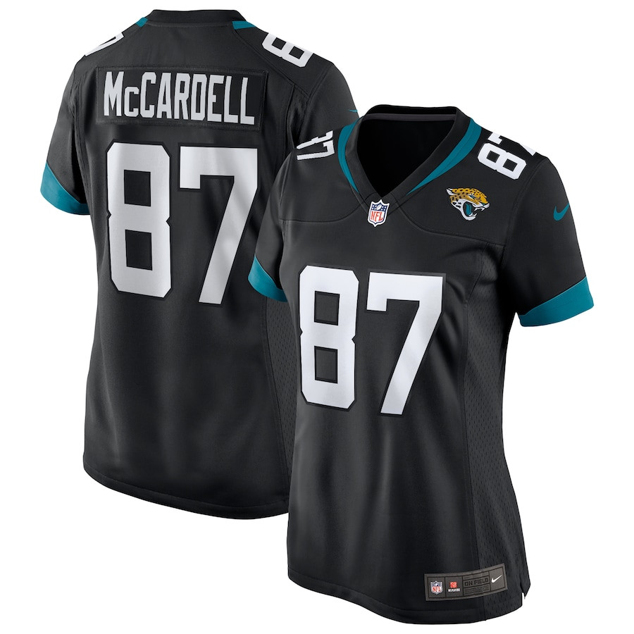Keenan McCardell 87 Jacksonville Jaguars Women Game Retired Jersey - Black JS1824 nicesnker