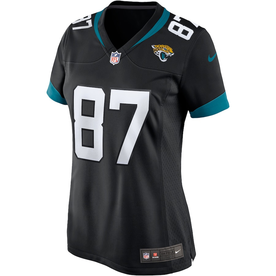 Keenan McCardell 87 Jacksonville Jaguars Women Game Retired Jersey - Black JS1824 nicesnker - Image 2