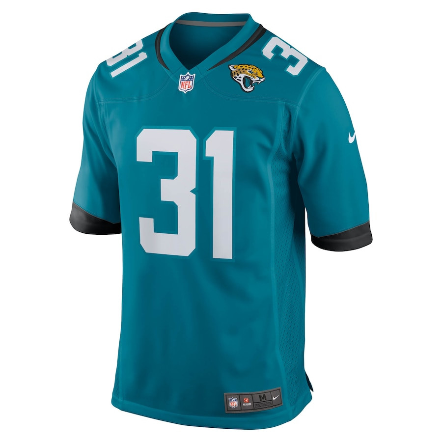 Keilan Robinson 31 Jacksonville Jaguars Team Game Men Jersey - Teal JS1968 nicesnker - Image 2