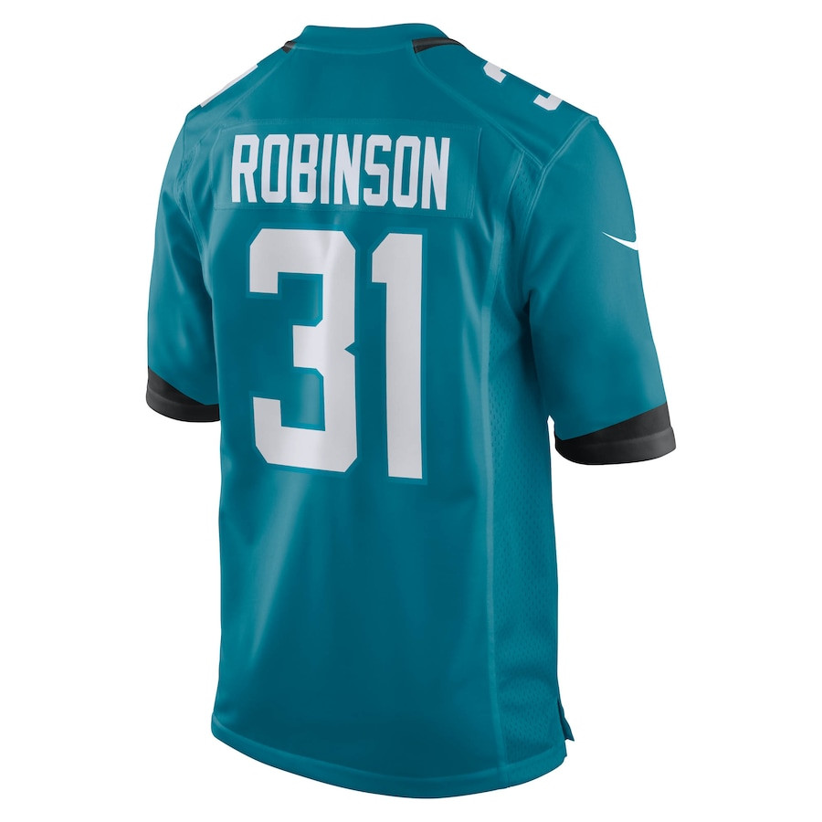 Keilan Robinson 31 Jacksonville Jaguars Team Game Men Jersey - Teal JS1968 nicesnker - Image 3