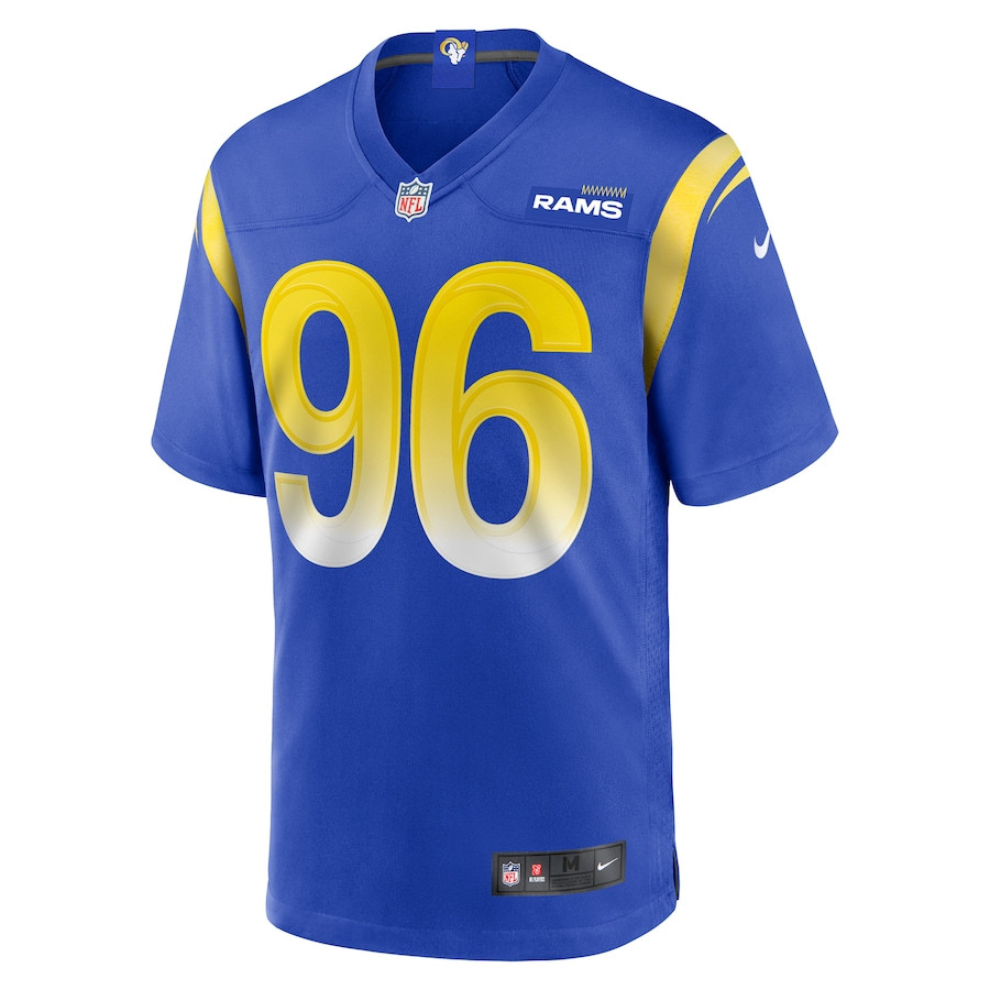 Keir Thomas 96 Los Angeles Rams Game Player Men Jersey - Royal JS5517 nicesnker - Image 2