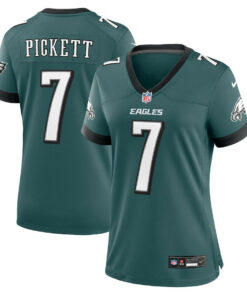 Kenny Pickett 7 Philadelphia Eagles Women's Team Game Jersey - Midnight Green JS4431 nicesnker