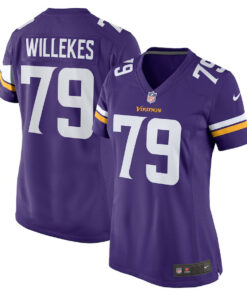 Kenny Willekes 79 Minnesota Vikings Women Game Jersey - Purple JS9550 nicesnker