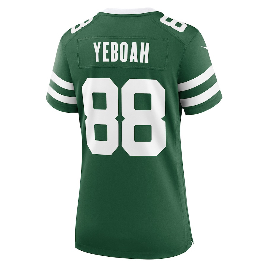 Kenny Yeboah 88 New York Jets Women's Team Game Jersey - Legacy Green JS9411 nicesnker - Image 3