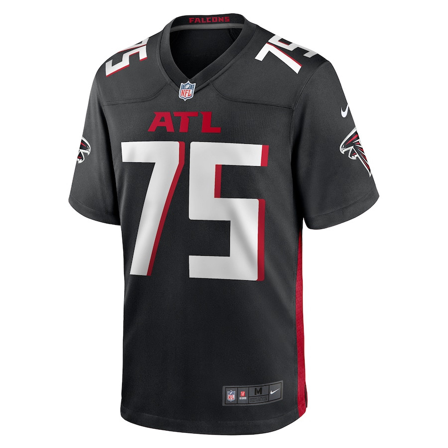 Kentavius Street 75 Atlanta Falcons Game Men Jersey - Black JS7133 nicesnker - Image 2