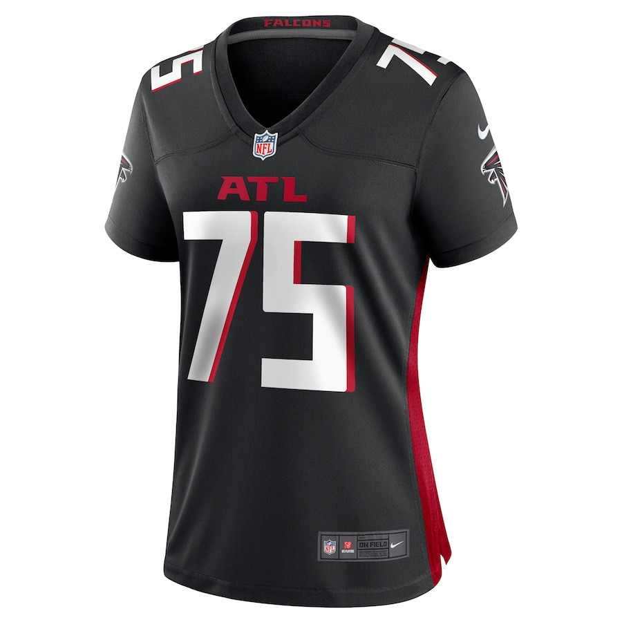Kentavius Street 75 Atlanta Falcons Game Women Jersey - Black JS9249 nicesnker - Image 2