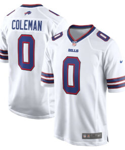 Keon Coleman 0 Buffalo Bills Game Men Jersey - White JS8721 nicesnker