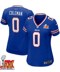 Keon Coleman #0 Buffalo Bills Super Bowl LIX Women's Jersey - Royal JS8514 nicesnker