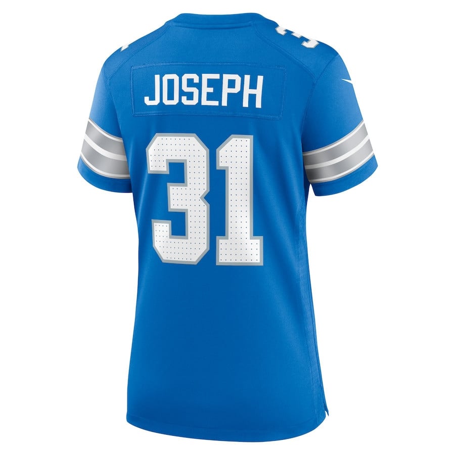 Kerby Joseph #31 Detroit Lions Super Bowl LIX Women's Jersey - Blue JS4113 nicesnker - Image 3