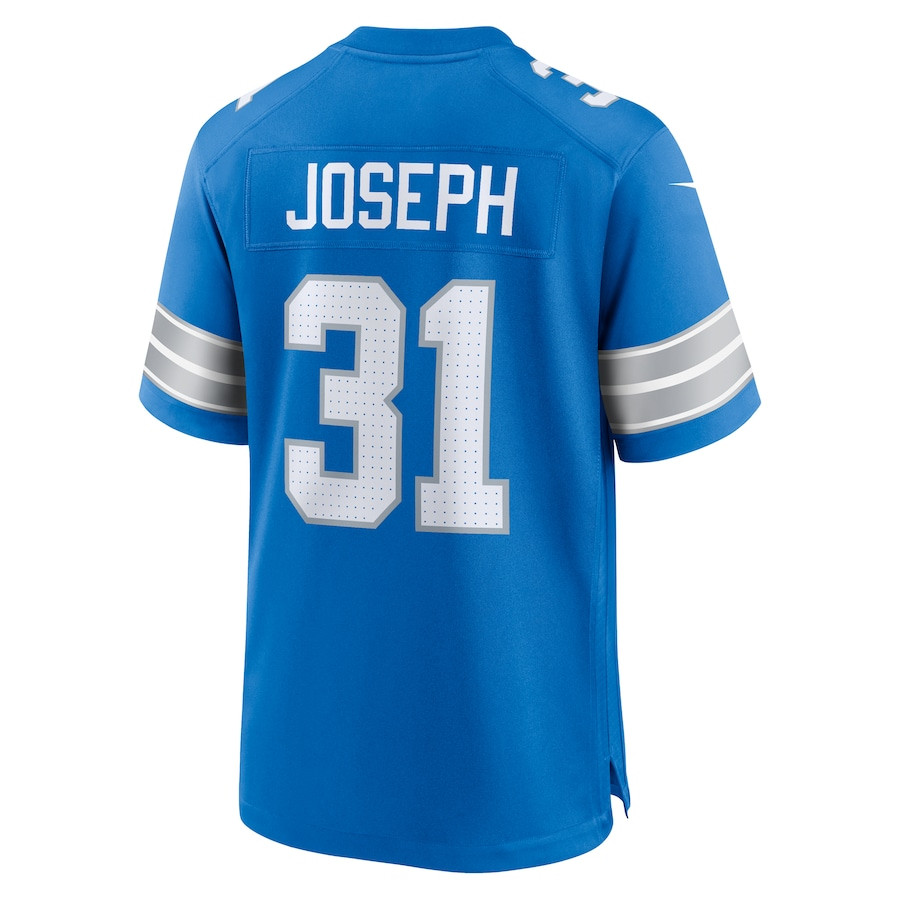 Kerby Joseph 31 Detroit Lions Team Game Men Jersey - Blue JS8609 nicesnker - Image 3