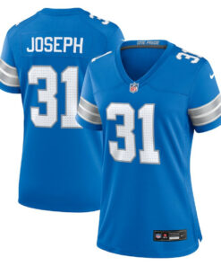 Kerby Joseph 31 Detroit Lions Women's Team Game Jersey - Blue JS3246 nicesnker