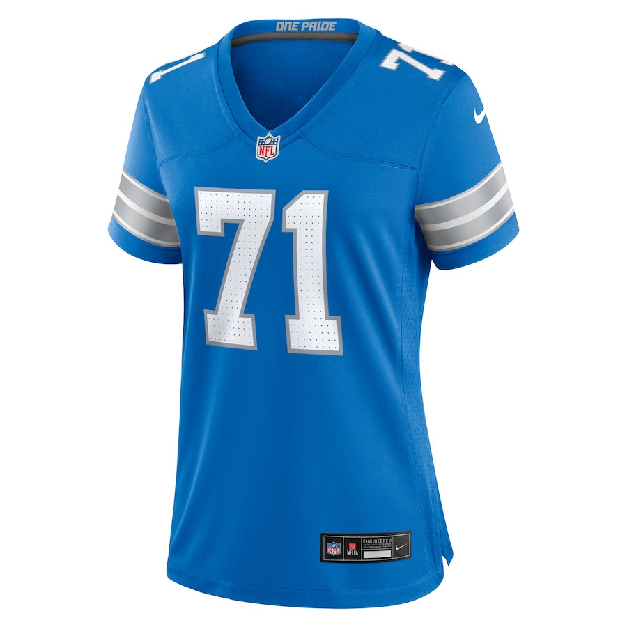 Kevin Zeitler 71 Detroit Lions Women's Game Jersey - Blue JS8132 nicesnker - Image 2