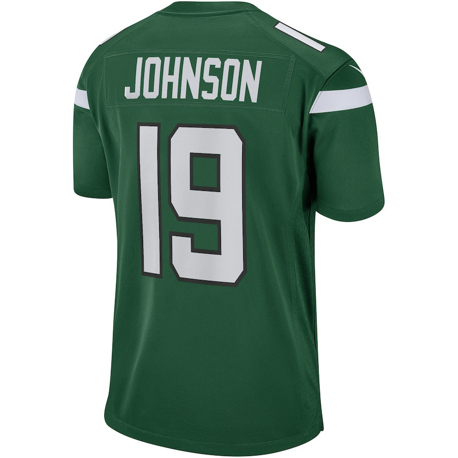 Keyshawn Johnson 19 New York Jets Men Game Retired Jersey - Gotham Green JS4388 nicesnker - Image 3