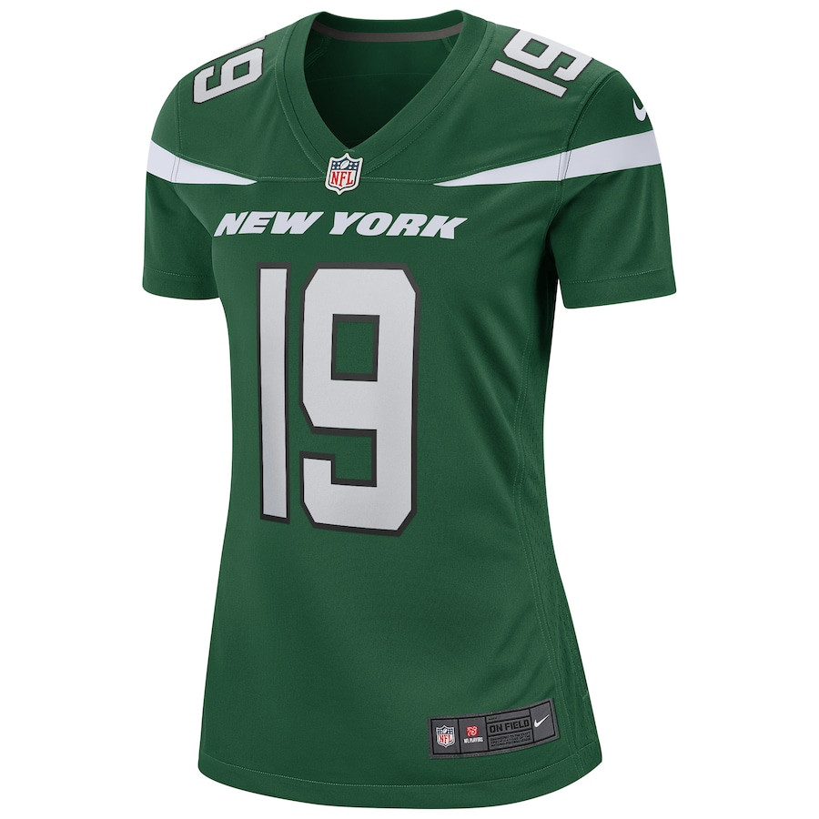 Keyshawn Johnson 19 New York Jets Women Game Retired Jersey - Gotham Green JS6435 nicesnker - Image 2